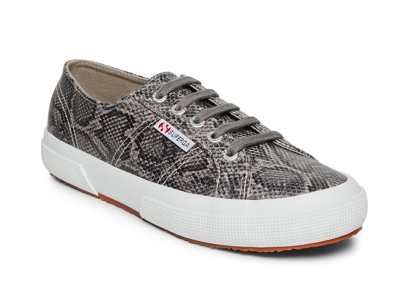 Zapatillas Superga Mujer Gris/Serpent - 2750 Faux Snake - 603892LBM